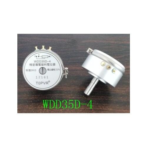 FREE SHIPPING WDD35D-4 WDD35D4 Precision conductive plastic potentiometer 0.5