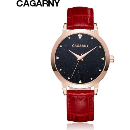 Cagarny Women Wrist Watches Top Luxury Brand Ladies Fashion Simple Quartz Female Clock Waterproof Watch Casual Relogio Feminino