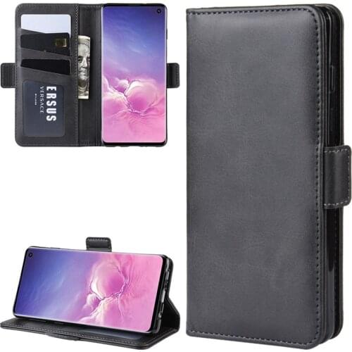 Case For Samsung S10 Leather Wallet Flip Cover Vintage Magnet Phone Case For Galaxy S10 Coque
