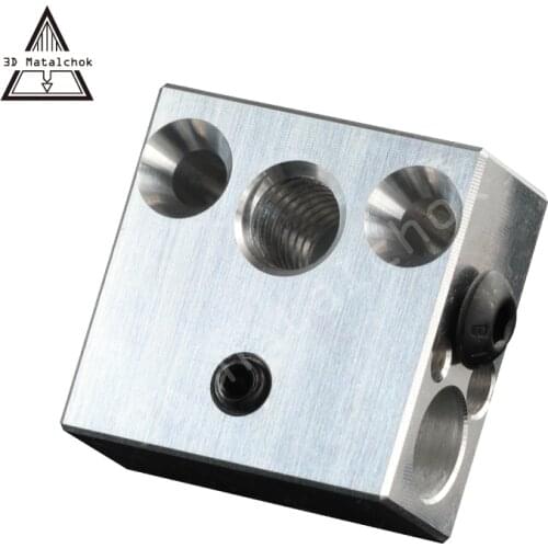 3D Printer Parts Cr10 Heater Block For Mico Swiss Creality Ender 3 Printer Extruder Nozzle Hotend Kit