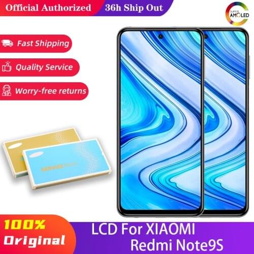 10pcs/lot 6.67'' Display Replacement For Xiaomi Redmi Note 9 Pro LCD Touch Screen Digitizer Assembly For Redmi Note 9S Display
