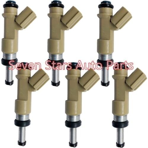 6PCS Auto Parts Fuel Injectors Nozzle For Toyota Land Cruiser Prado OEM 23250-31100 23209-39215 2325031100 2320939215