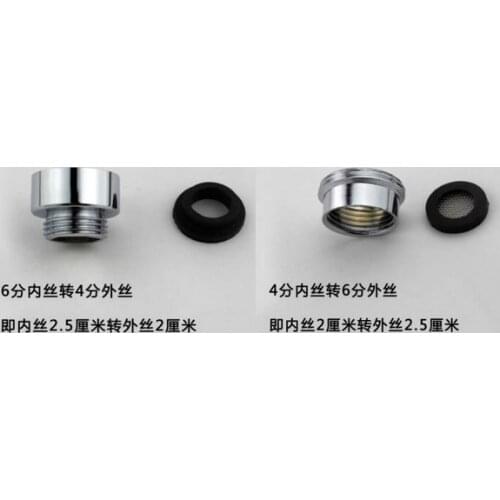 Copper Six Points Change Four Tap 6 Points Turn 4 Points Tap Inside And Outside The Wire Adapter Fittings