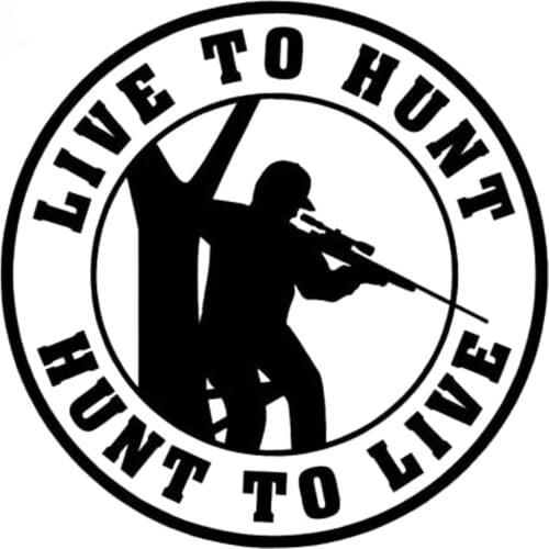 PLAY COOL Live To Hunt Hunting Deer Styling Decration Car Sticker Automobiles Motorcycles Exterior Accessories Vinyl Decal