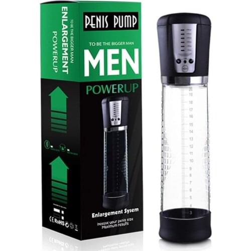 Male penis pump electric automatic dick pump cock pump enlargement device sex toys for men masturbator vacuum pump for men sex
