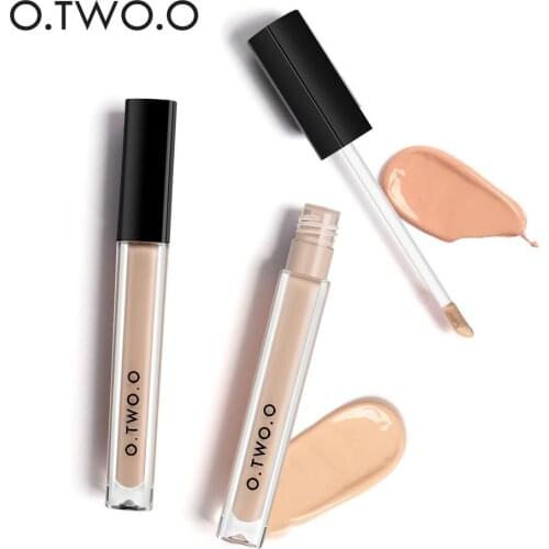 O.TWO.O 4 Colors Makeup Concealer Liquid Convenient Full Coverage Eye Dark Circles Blemish New Dark Skin Face Contour Cosmetics
