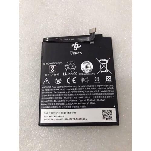 Original 2730mAh/ 10.51Wh BL-N2700B Cell Phone Replacement Battery For GIONEE F205 Smart Mobile Batteries
