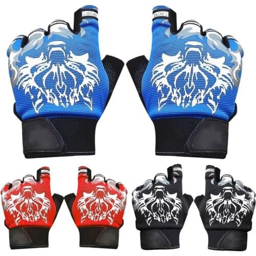 1 Pair Cycling Gloves Half Finger Mens Women Summer Sports Climbing Shockproof Bike Gloves Anti Slip Unisex MTB Bicycle Gloves