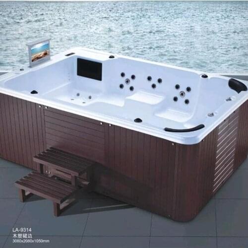 Package mail villa home romantic SPA SPA massage bathtub constant temperature heating surfing the big pool