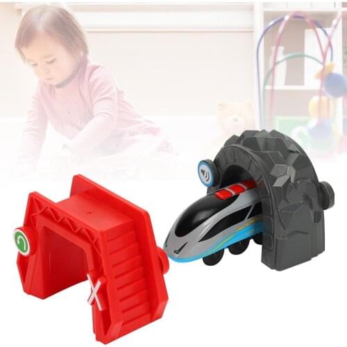 Premium Wooden Train Set Toy Battery Powered Model Train Set Plastic Children Train Toy Compatibility with Wooden Track