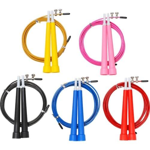 New Steel Wire Skipping Skip Adjustable Jump Rope Crossfit Fitness Equipment Exercise Workout 3 Meters Speed training Home fit