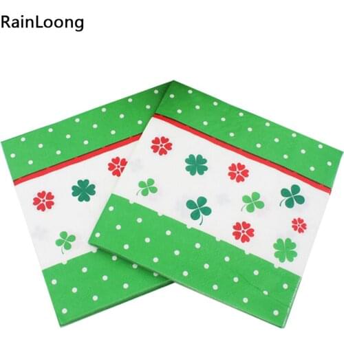 [RainLoong] Yellow Floral Paper Napkin With Bee Flower Event & Party Tissue Napkin Supply Decoration 33*33cm 1 pack