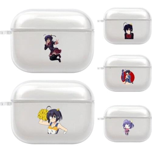 Takanashi Rikka Kawaii TPU Cover Case For AirPods Pro Case Bluetooth Case For Airpod 3 Earphone Accessories Skin