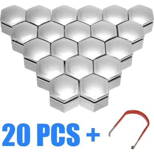 Universal 20pcs 22mm Car Wheel Hub Screw Cover Wheel Nut Bolt Cover Cap Protective Bolt Caps Hub Screws