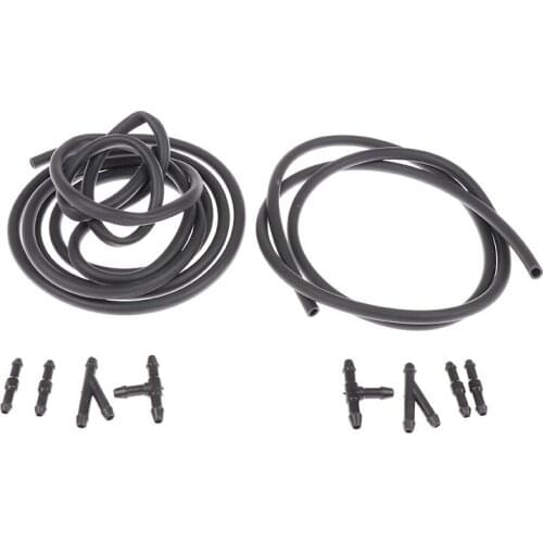 Universal 5pcs/Set DIY Auto Wiper Blade Windshield Washer Hose Pipe 2 Meters Blades Car Accessories Styling