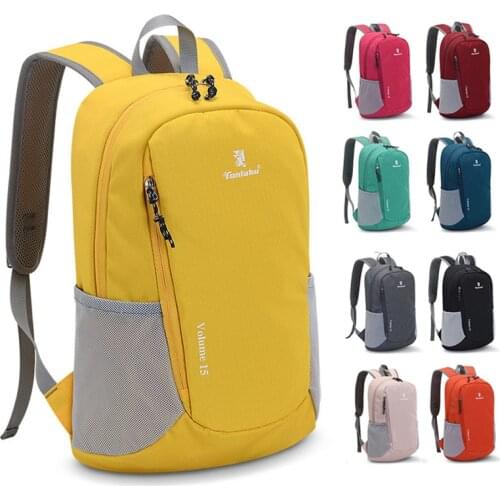 15L Outdoor Waterproof Cycling Backpack Lightweight Folding Bike Rucksack Comfortable Breathable Travel Mountaineering Backpack