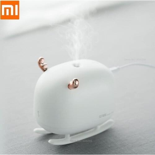Xiaomi 260ML Ultrasonic Air Humidifier Nano Ionic Mist USB Charging for Home Office Humidifiers with LED Night Light