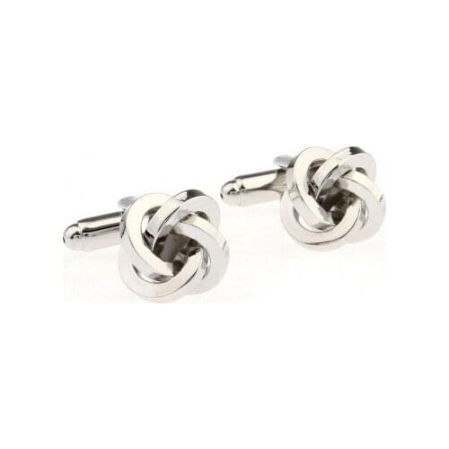Siver Knots Cufflink 15 Pairs Free Shipping