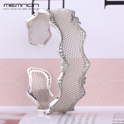 New silver Lace Of Heart Bracelet 925 sterling Silver Bracelets for women S925 silver gift to lover for Christams Memnon Jewelry