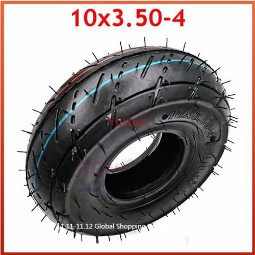10x3.50-4 Tires Inner Tube for 47/49CC Motorcycle Scooter Mini Quad Dirt Pit Bike ATV Go-Kart Chunky Thickened Tyres
