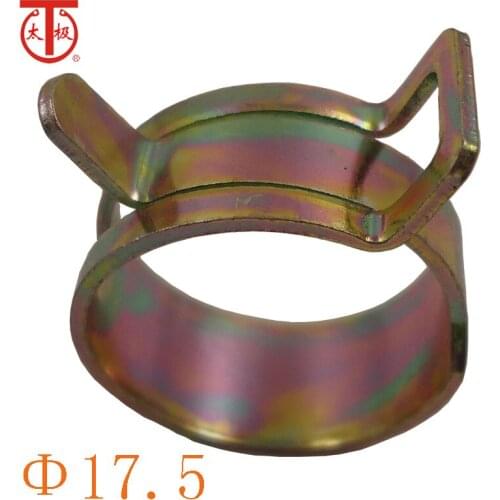 17.5 ) Q673B ( QC621 ) Steel strip type elastic ring hoop ( Pipe clamp ) 10 pieces/lot