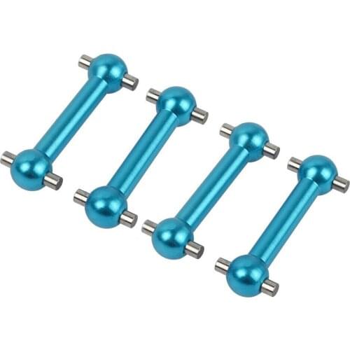 4pcs Aluminum TT01 Dog Bone Drive Shaft Set for Tamiya TT-01 TT01E TT02/TT02D/TT02S/TT-02 1/10 RC Drift On-road Car Parts