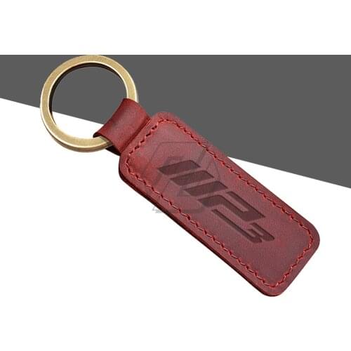 Motorcycle Keychain Cowhide Key Ring Case for Piaggio MP3 300 500 HPE Sport