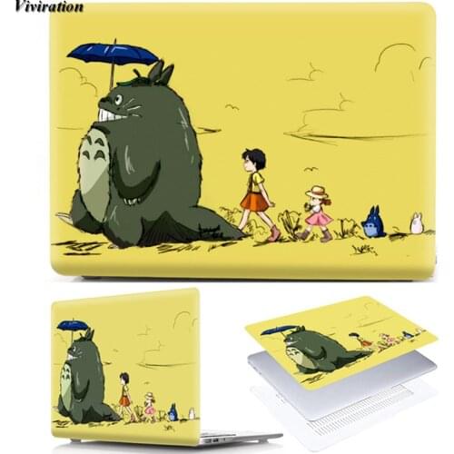 Cyber Monday Cute Totoro Prints Case For Macbook Retina 13 A1425 A1502 Retina 12 15, Pro 13 A1708, Air 11 13 ,Pro 15 A1286 A1707