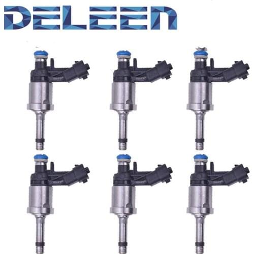 Deleen 6x High impedance Fuel Injector FJ994 / 12638530 For Chevrolet Car Accessories