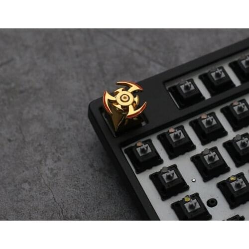 ESC Metal Keycaps Personalized DIY Customization Mechanical Keyboard Key Compatible Cherry Kaihua Gateron Cross Switches For Spi
