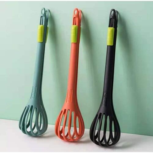 Creative Multi-purpose Nylon Whisk Dual-use Food Clip Manual Blender Baking Tools Kitchen Gadgets Kitchen Decorations