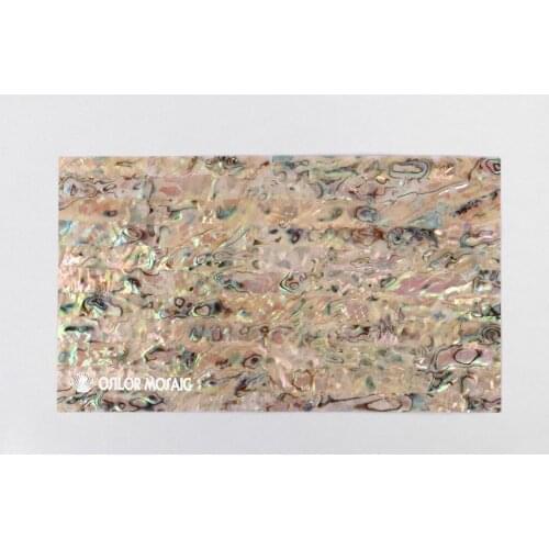 A grade natural surface abalone paua shell laminate for musical instrument and furniture inlay