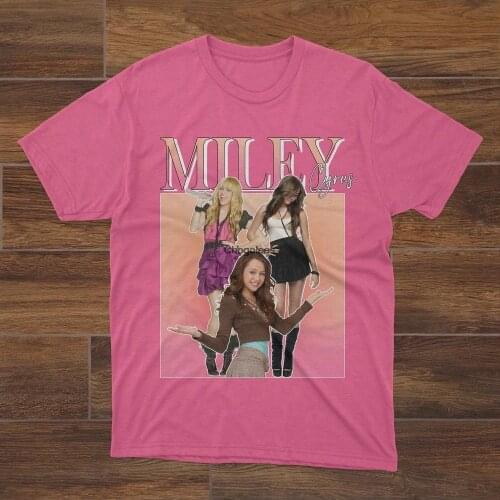 Young Miley Cirus Vintage 90s Style Tee Hannah Montana Fan Tee 2000s TV Show Tee