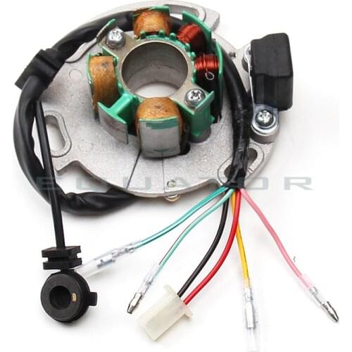 Motorcycle LF Lifan 150cc 8 coil Magneto Stator for Horizontal Motor Racing Stator Rotor for Dirt pit monkey Bike 140 150cc