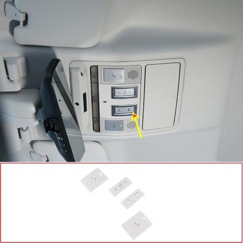 For 2020-2022 Range Rover Sport/Vogue/Velar sunroof switch stainless steel button sticker car interior accessories