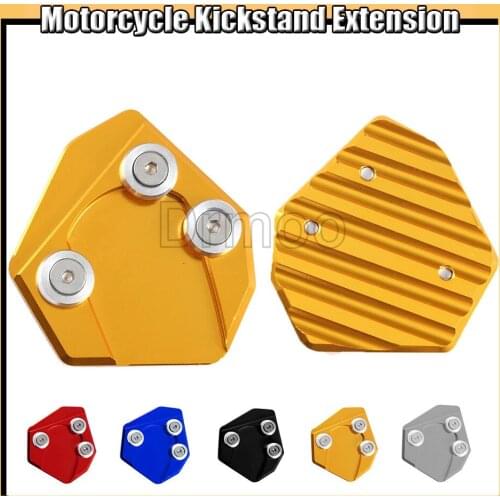 New Motorcycle Accessories CNC Side Stand Enlarge Plate Kickstand Extension For Yamaha Force155 All Years