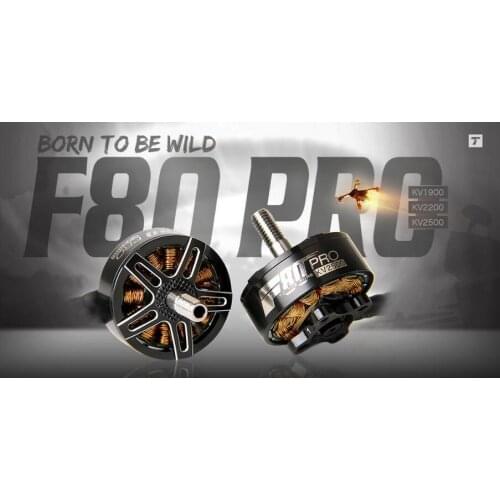 New product T-MOTOR FPV Racing brushless Motor F80 PRO 1900KV / 2200KV / 2500KV for Quadcopter 250 RC Drone