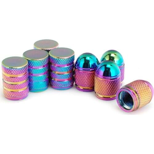 4pcs/set Car Tire Valve Caps Car Dust Proof Caps Dazzling Tire Stem Air Valve Caps For Moto Bike Car Accessories