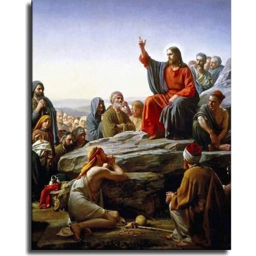 The Sermon of Jesus Christ Adorns the walls oil Painting On Canvas
