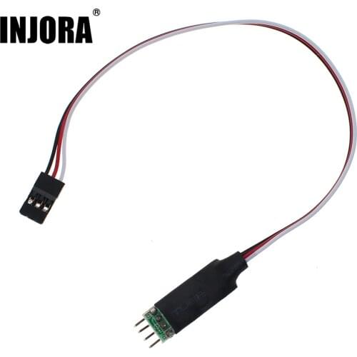 INJORA RC LED Light Control Lamp Panel for 1/10 1/8 RC Model Car HSP Traxxas TAMIYA CC01 4WD Axial SCX10