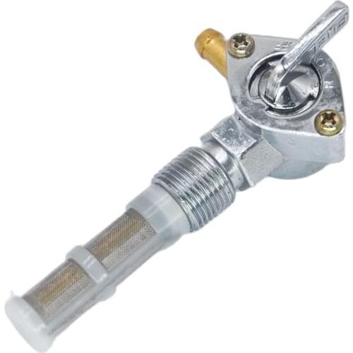 3/8" NPT Chrome 90 Fuel Valve Tank Petcock for Chopper Bobber XS650 CB750