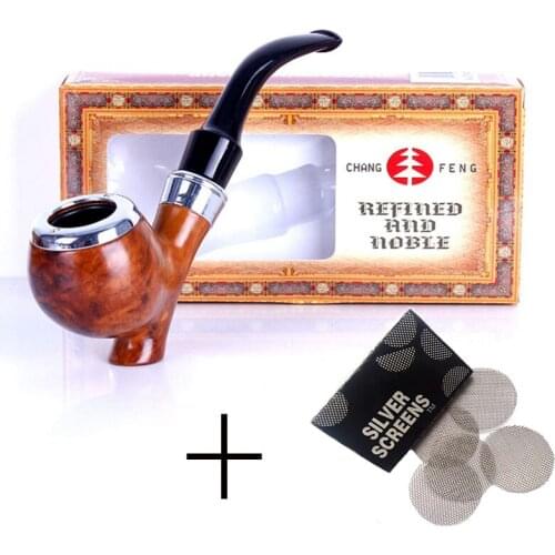 High Heel Pipes Chimney Filter Smoking Pipe Resin Tobacco Pipe Cigar Gifts Narguile Grinder Smoke Mouthpiece+Mesh