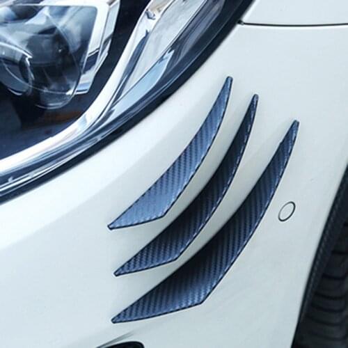 6 universal car styling accessories front bumper spoiler for Peugeot 206 207 208 301 307 308 407 2008 3008 4008