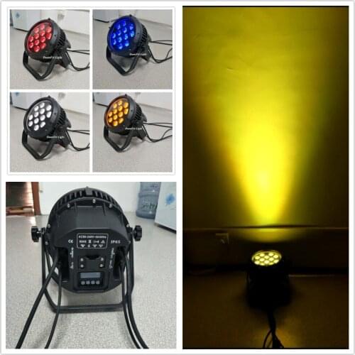 10 Lights led dmx par 64 led rgbwa waterproof led par 12pcs led par rgbwa 12x15w