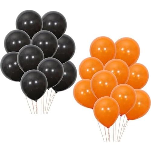 10pcs 10inch Halloween Balloons Helium Latex Ballloon Inflatable Air Ball Balloon Set All Saints' Day Party DIY Decoarations