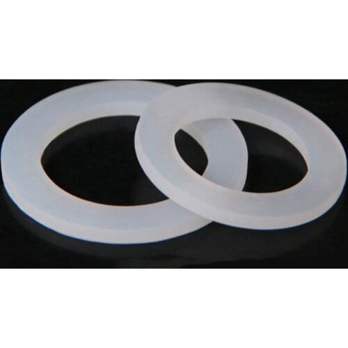 10 PCS DN8/10/15/20/25/32/40 Silicone Gasket Flat Sealing Washer Spacer For 1/4" 3/8" 1/2" 3/4" 1" 1-1/4" 1-1/2" BSP NPT Fitting