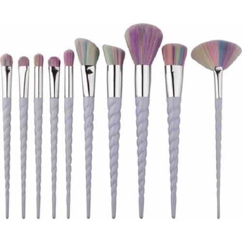 10pcs/5 Pcs/Set Spiral Facial Foundation Contour Cosmetic Eyelash Eye Shadow Eyeliner Lip Brush Makeup Brushes Set Makeup Tools