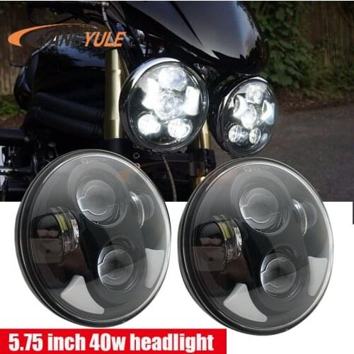 5 3/4 5.75 Inch Led Headlights For Triumph Rocket iii 3 & Speed Triple & Street Triple & (2 pieces)