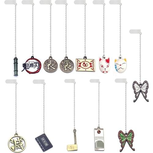 Anime Demon Slayer: Kimetsu No Yaiba Bookmark Kamado Tanjirou Book Mark Child Student Kawaii Gift Bookmarks Office Stationery