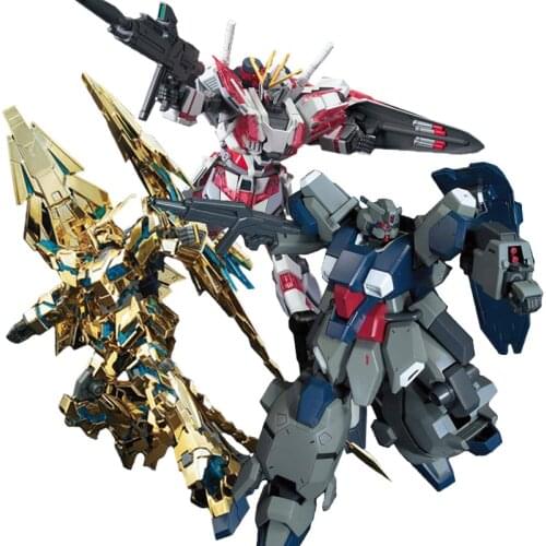 Bandai Gunpla HGUC Unicorn Banshee Phoenix Bayaran Silver Bullet Gustav Nim